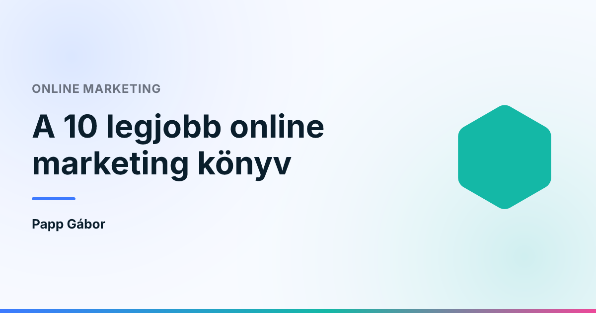 A 10 legjobb online marketing könyv