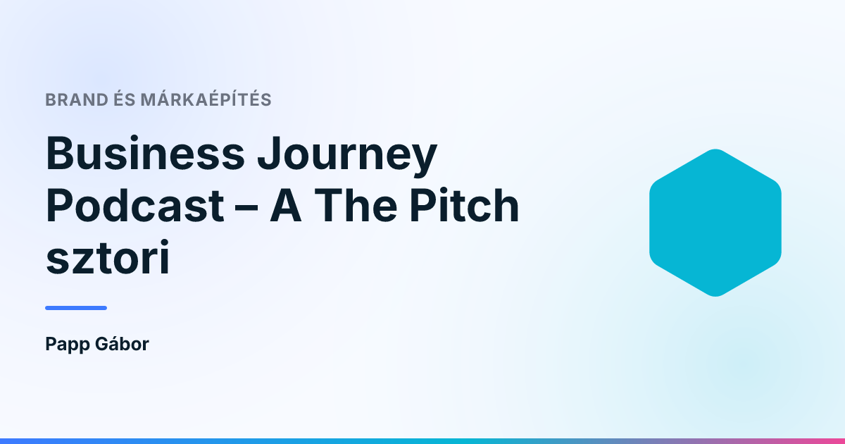 Business Journey Podcast – A The Pitch sztori