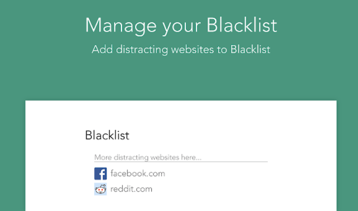 Forest website blacklist