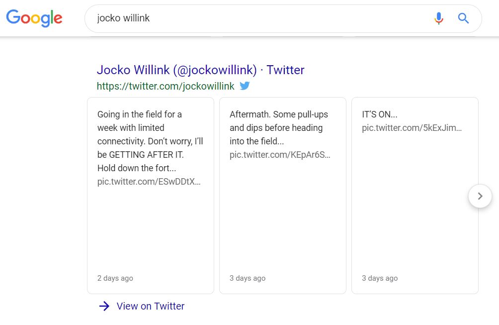 SERP Twitter