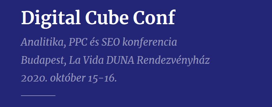 digital cube conf