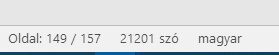 word count - oldalak és szavak száma