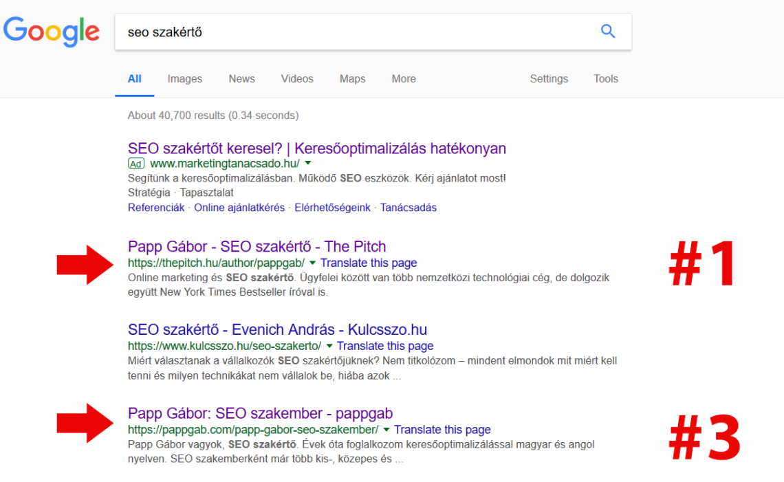 Papp Gábor - seo szakértő
