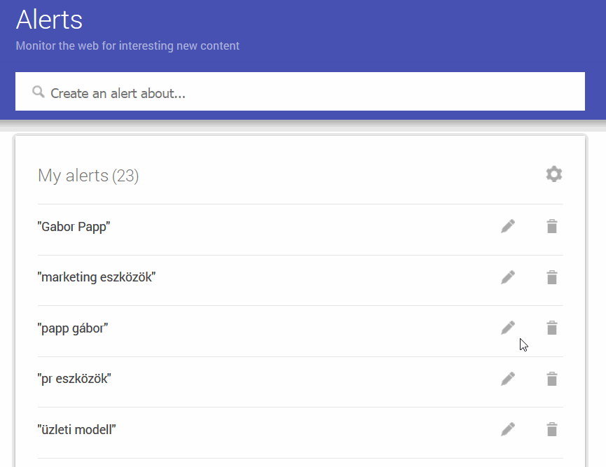 Google Alerts