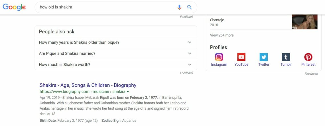 SERP People Also Ask