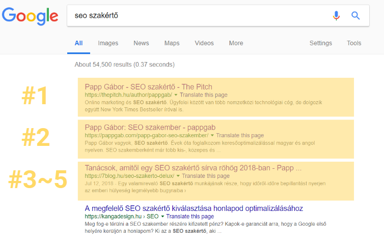google seo szakértő