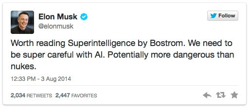 elonk musk véleménye a google AI-ról