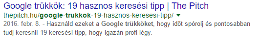 Meta adatok, meta leírás