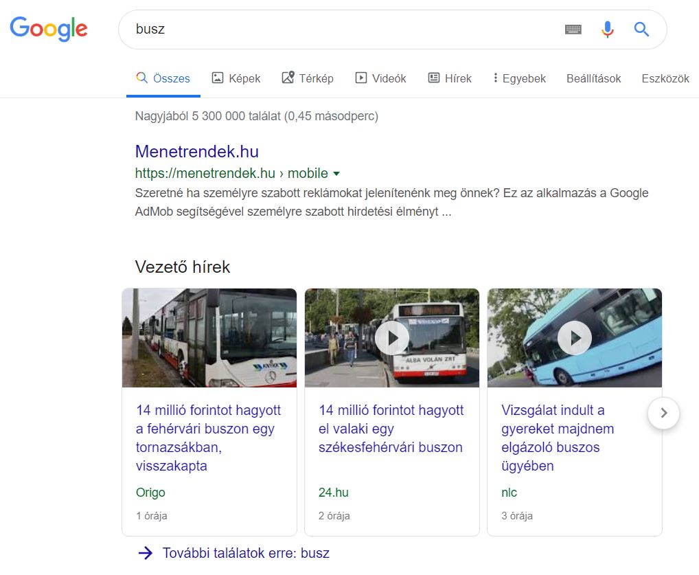 SERP news