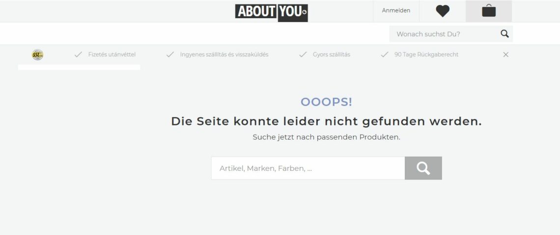 404 page