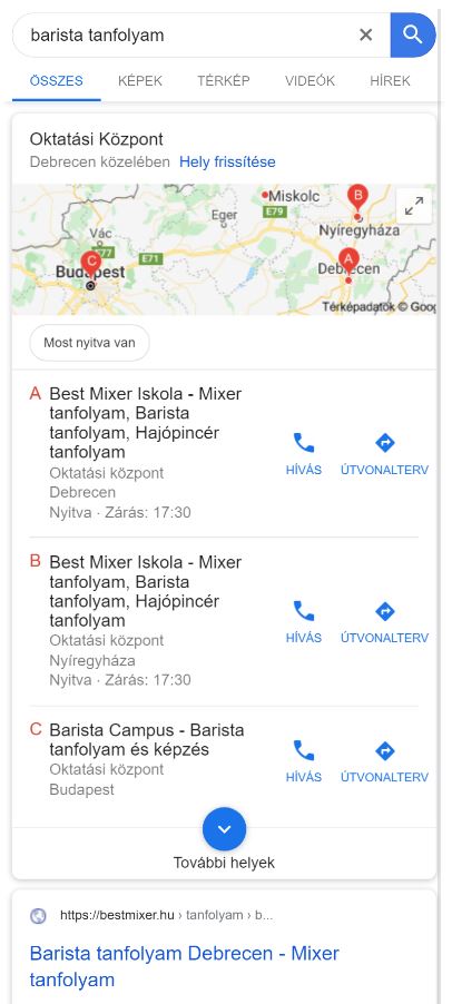 debrecen barista serp
