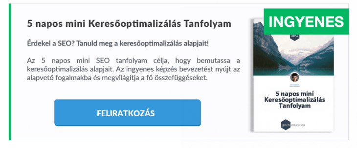 Keresőoptimalizálás tanfolyam