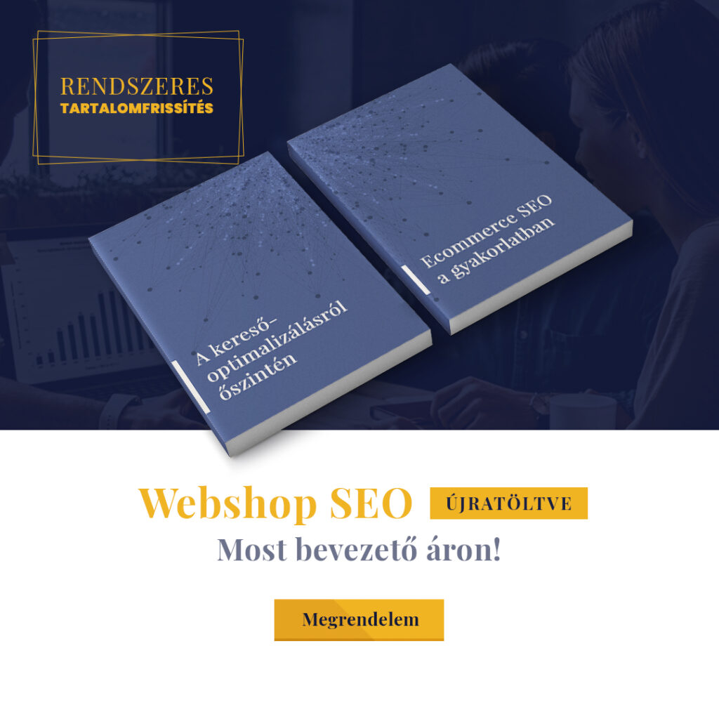 webshop seo könyv