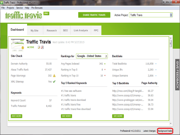 Traffic Travis helyezés vizsgáló