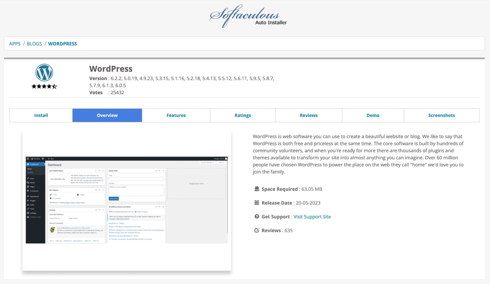 WordPress blogmotor telepítése a cPanelen keresztül.