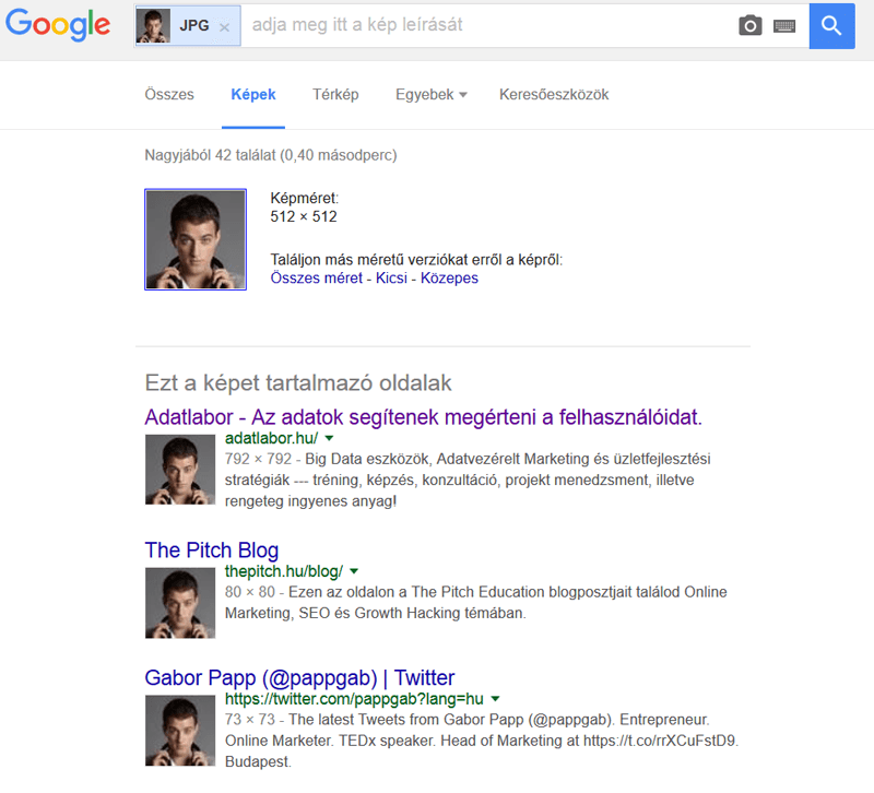 Papp Gábor: SEO képkeresés