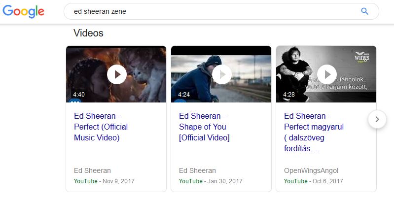video carousel