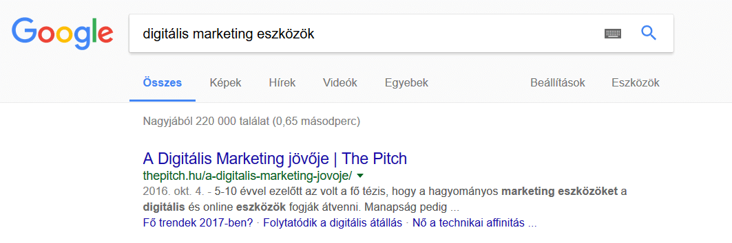 digitális marketing eszközök