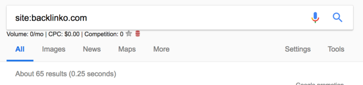 backlinko site search