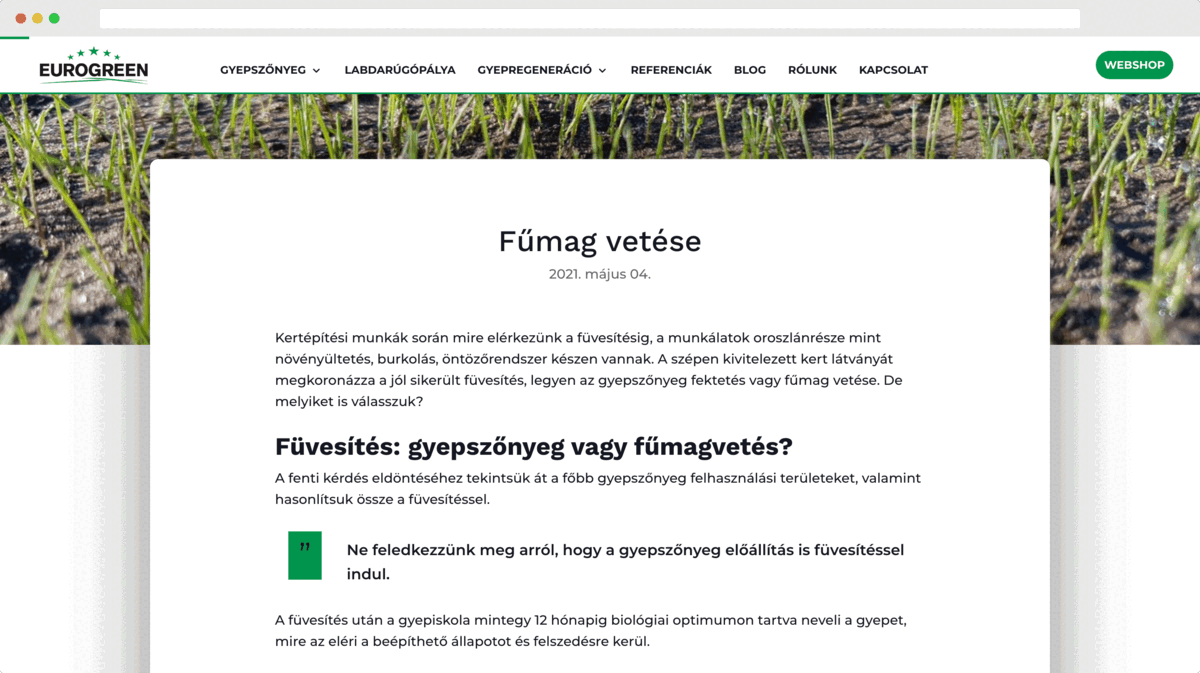 Fűmag blogok