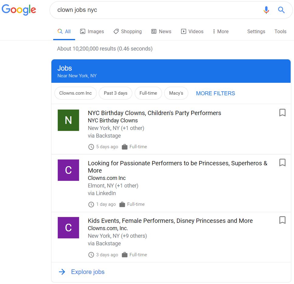 SERP Jobs