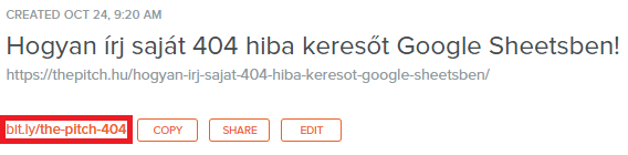 bitly használata