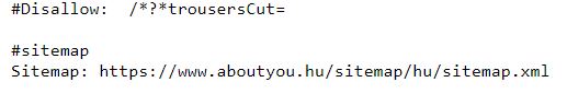aboutyou.hu sitemap