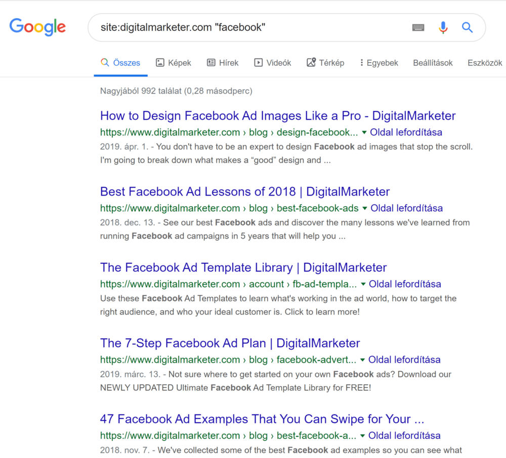 digitalmarketer facebook cikkek