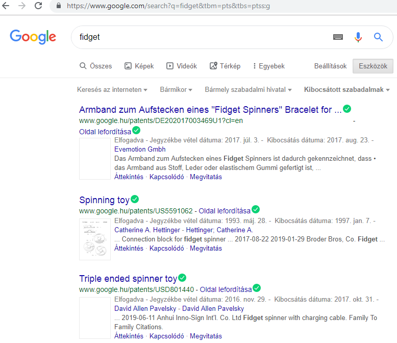Google keresés pts