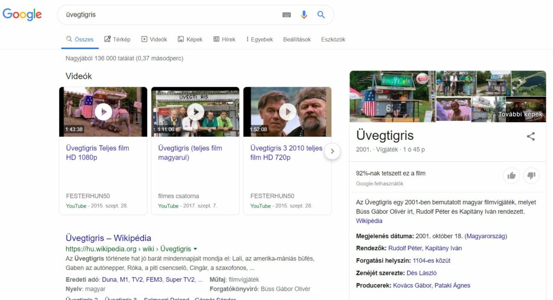 SERP Knowledge panel other